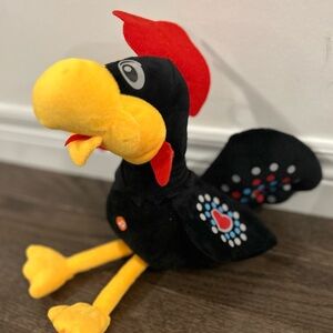 Portugal Portuguese Rooster Black and Yellow Plush Toy